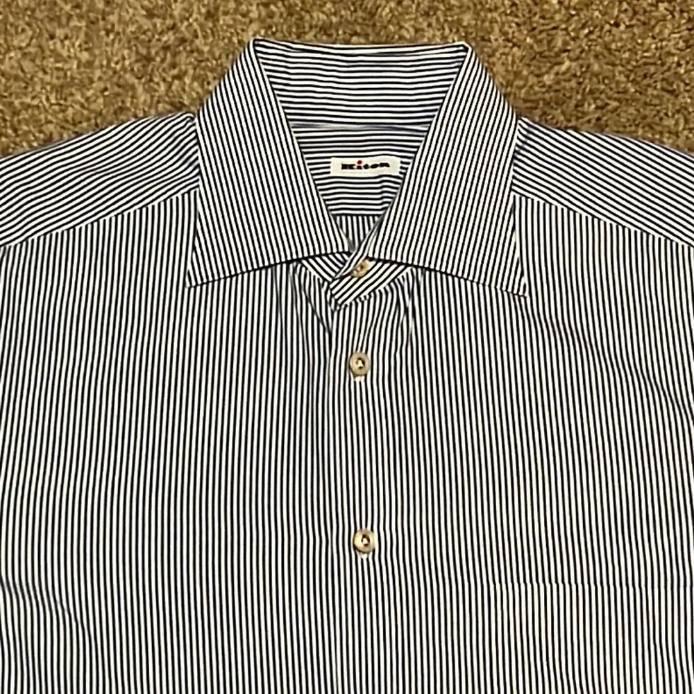 Kiton dress shirt 17.5 44